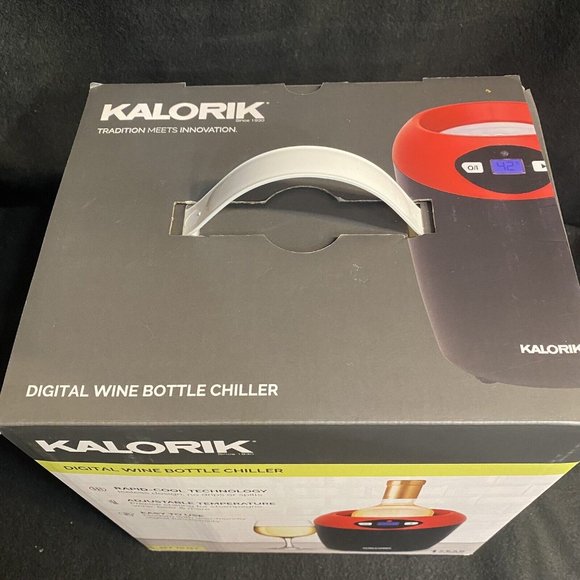 Kalorik Digital Wine Bottle Chiller Red Black Model WCL 46343 R - Picture 2 of 9